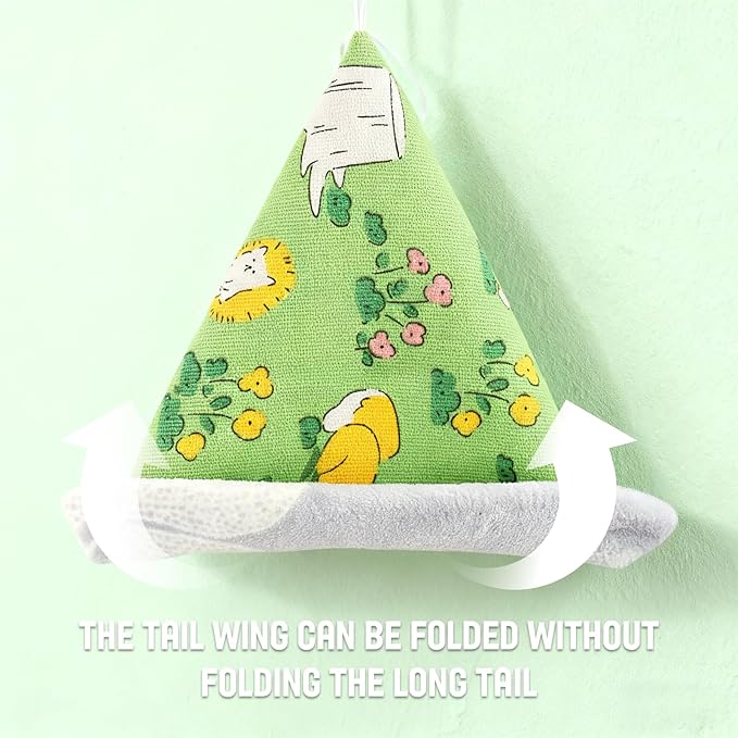 Bird Bed Blanket Parrot Nest Snuggle Hut for Cage Accessories,Bird Nest House Bed Hanging Hammock,Tent Hammock Wood Stand Perch Swing Toy for Cockatiel Lovebird Cockatoo(red)