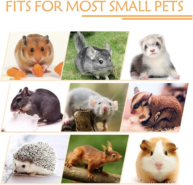 Leftstarer Pet Hammock and Tunnel Set, Soft Cashmere Material, Perfect for Guinea Pigs, Rats, Hamsters, and Other Small Pets