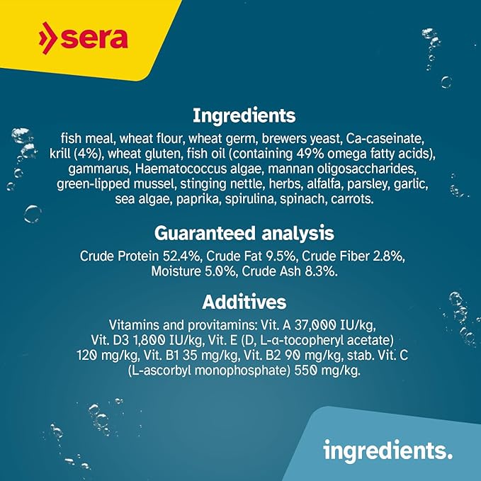 Sera Discus Granules Nature 10l (4,2kg/147,1 oz) | Main Feed for All Discus & Ornamental Fish | Rich in Aquatic Proteins & Minerals | No Dyes or Preservatives | Boosts Growth, Health & Fertility