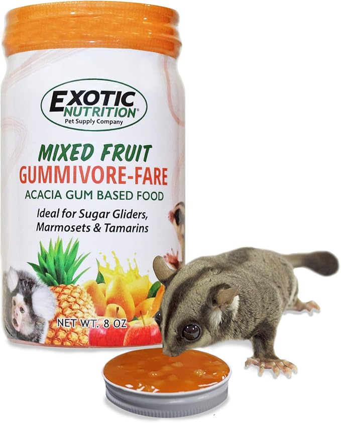 Sugar Glider Superior Food Starter Package - Nutritionally Complete Pellet Diet & High Protein Supplemental Food for Sugar Gliders… (4 Piece Set)