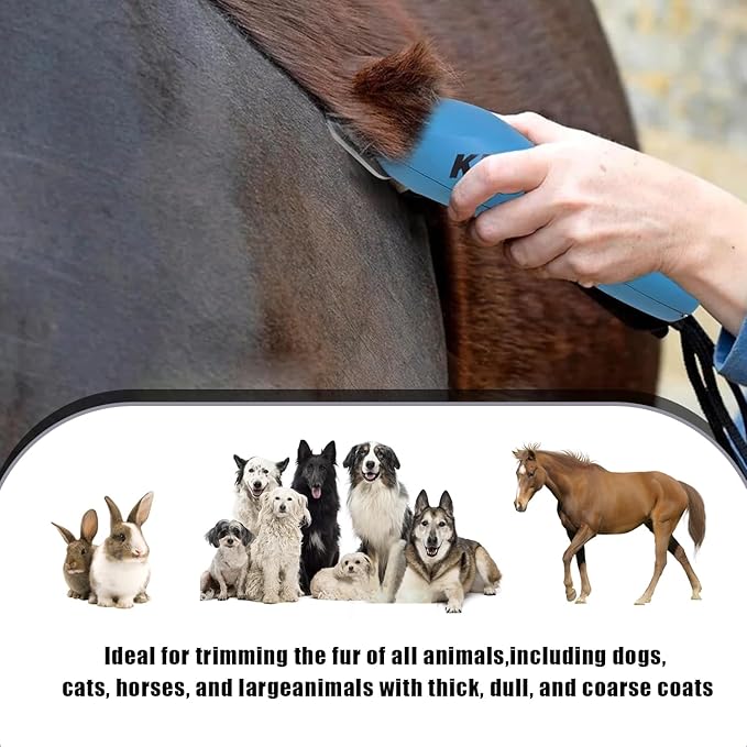 2pcs 4FW Wide Blades for Dog Grooming Blades Compatible with Andis,Oster A5,Wahl km10 Dog Clippers,Size-#4FW, 3/8-Inch Cut Length (9.5mm)(2pcs #4FW)