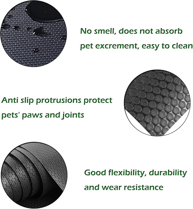 Bearded Dragon Tank Accessories, 18x79 in Large Non-Stick Reptile Carpet Substrate Terrarium Tank Liner Carpet, Waterproof Reptile Bedding Floor Mats for Snakes, Leopards, Geckos, Lizards