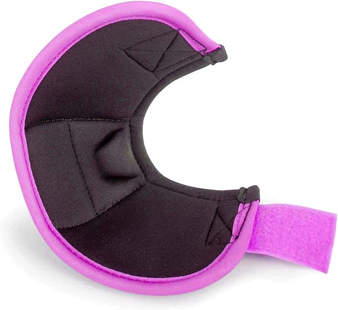 Jeffers Expression No Turn Bell Boots for Horses - Turquoise & Purple, Large | Shock Absorbing Hoof Protection | Secure Double Hook & Loop Closure, Perfect for Turnout, Training, & Riding - 1 Pair