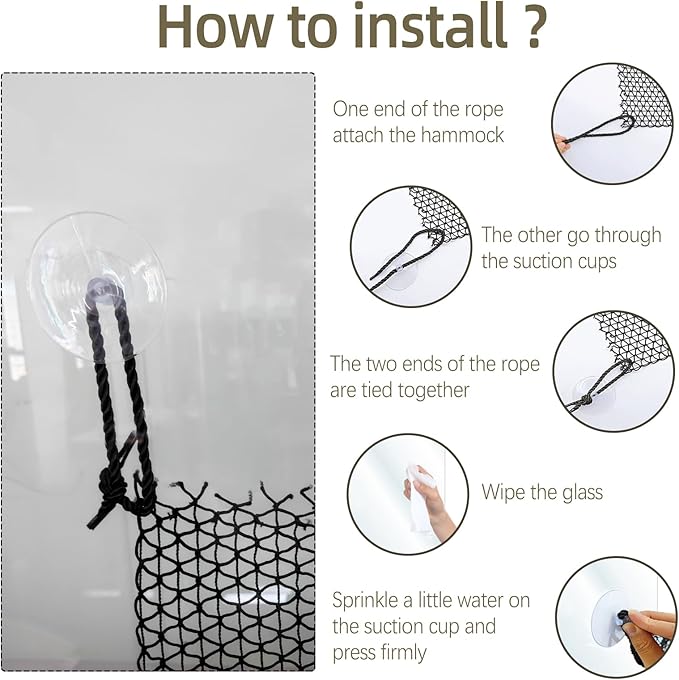 Bearded Dragon Hammock Lizard Climbing Hammock Lounger Collapsible Reptile Climbing Wall Bridge Tank Accessories for Gecko Snake Hermit Crab Chameleon (2 Pcs)