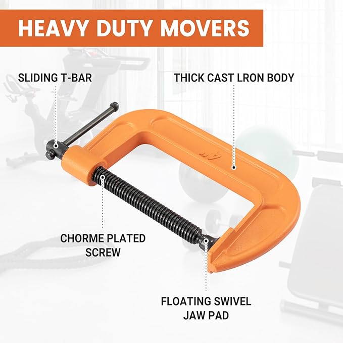Stall Mat Gripper - Heavy Duty Stall Mat Grippers,2 Mat Movers Tool for Horse Stalls, Gym, Barn, and Trailer, Makes Moving Rubber Mats Easier, Saves Your Back and Hands