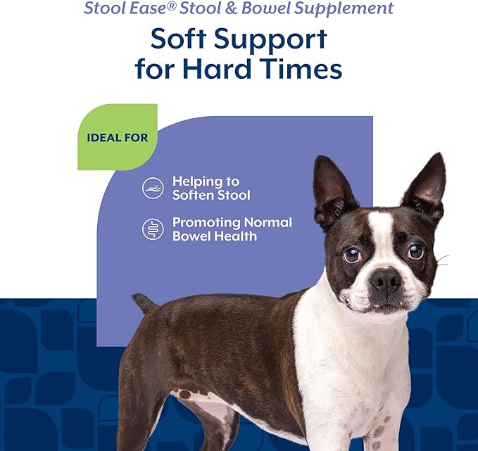 NaturVet – Stool Ease for Dogs – 40 Soft Chews – Helps Maintain Regular Bowel Movements – Enhanced with Sugar Beet Pulp, Flaxseed & Psyllium Husk – 40 Day Supply