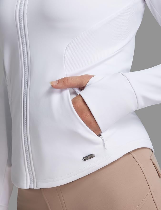 FitsT4 Sports Womens Equestrian Riding Shirts Long Sleeve Fleece Lined Horse Full-Zip Winter Thermal Jackets