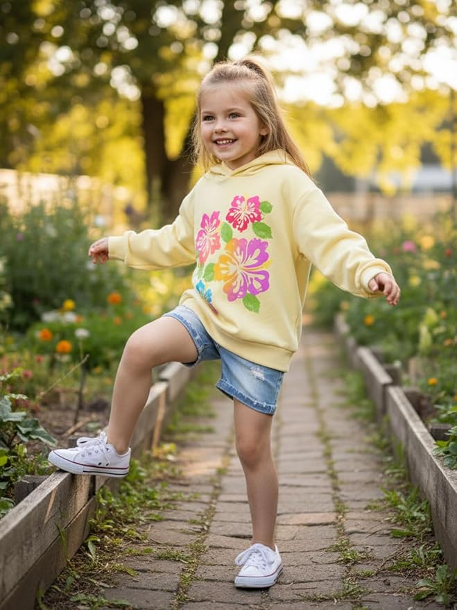 WELAKEN Sweatshirts for Girls Toddler & Kids II Little Girl's Pullover Tops Sweaters & Hoodies
