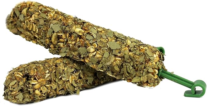Exotic Nutrition Eucalyptus Sticks - Healthy Vitamin-Fortified Crunchy Chew Treat - Natural Treat for Sugar Gliders - Made with Eucalyptus Leaves, Oats, Fruit, Honey