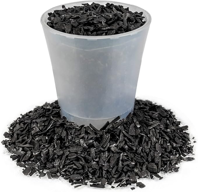 GARDENERA Horticultural Charcoal for Indoor Plants [1-Quart Bag] Black Diamond Soil Amendment for Orchids, Terrariums, and Gardening