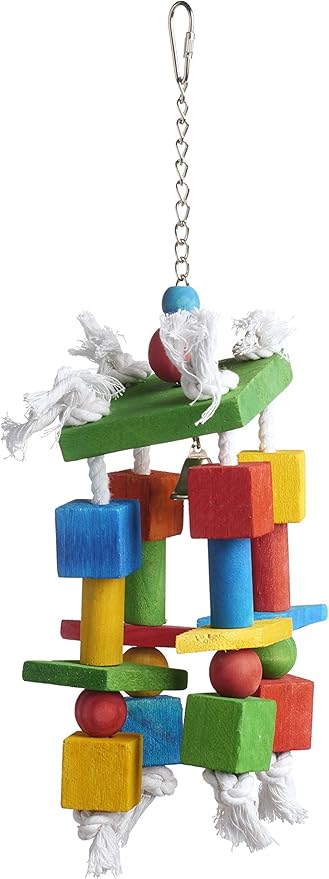 Prevue Pet Products 60955 Bodacious Bites Crazy Legs Bird Toy, Multicolor