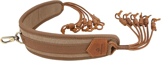 WAYNE'S DOG Canvas Bird Game Carrier, Waterfowl Dove Small Animal Game Carrier Hanger Tote Shooting Accessories (Brown)