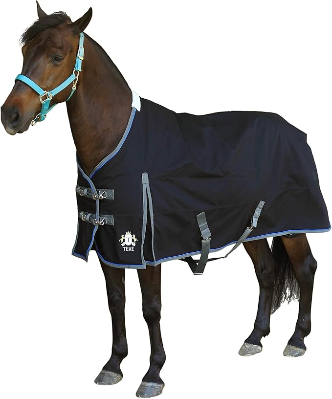 T TEKE Ultimate Turnout Sheet for Horses, 1050D Ballistic Nylon Outer, No Filling