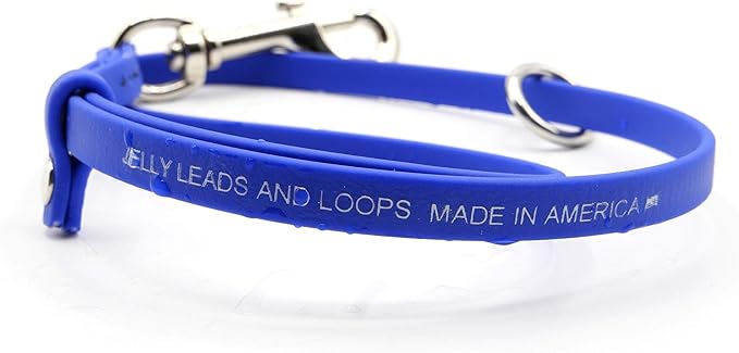 Jelly Pet Grooming Loop for Dogs, Groomers Helper, BioThane Material is Easy to Clean, Waterproof & Durable Noose Loop, Fits Most Pet Grooming Tubs/Tables/ 3/8” x 24” W/Ring Hot Pink