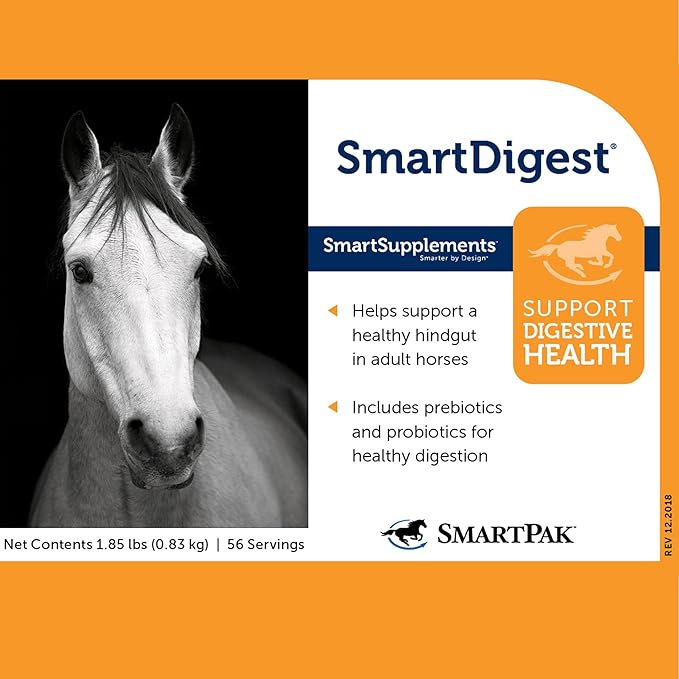 Starter SmartPak | Horse Joint Support | Probiotics, Prebiotics | Essential Vitamins, Minerals, and 5000 mg of Omega 3 | Prepackaged, Sealed, and Labeled | No Added Sugar | 28 Days Supply