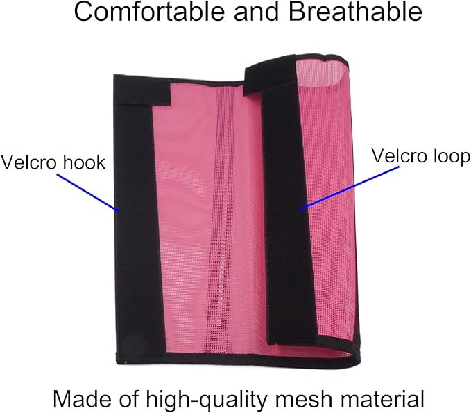 4 Pack Mesh Fly Boots for Horse - Horse Leggings for Fly Bites Protection - Breathable & Secure Fit - C