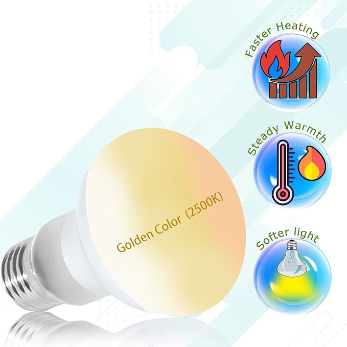UVA Reptile Heat Lamp Bulb 75W - Ideal Basking Light for Bearded Dragons, Lizards, Chicks & Amphibians, Simulated Sunlight for Terrariums, Promotes Healthy Bone & Immune System | 2 Pack