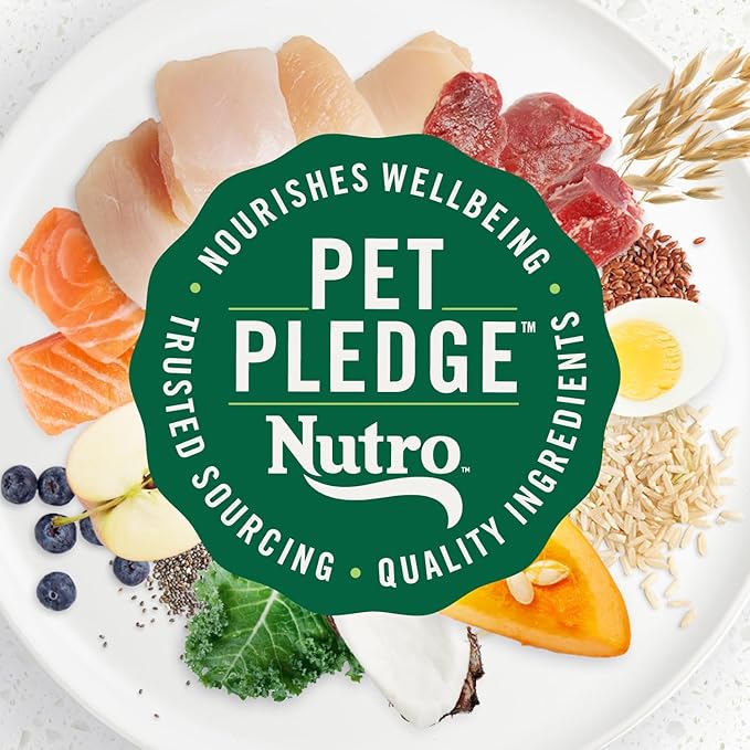 Nutro Ultra Adult Small Breed Dry Dog Food, Chicken, Lamb and Salmon Protein Trio, 3.5 lb Bag