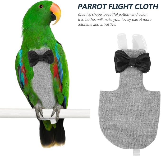 balacoo Bird Diapers Parrot Flight Suit: 4PCS Washable Flight Suite Liners Waterproof Pigeon Pants Flying Bird Diapers for Macaw Parakeet