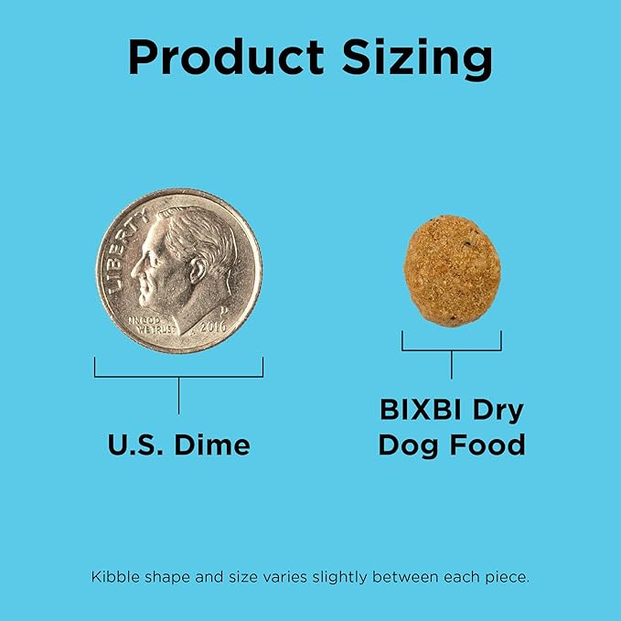 BIXBI Liberty Grain Friendly Dry Dog Food, Rancher's Red Recipe, 22 lbs - Fresh Meat, No Meat Meal, No Fillers - Gently Steamed & Cooked - No Soy, Corn, Rice or Wheat for Easy Digestion - USA Made