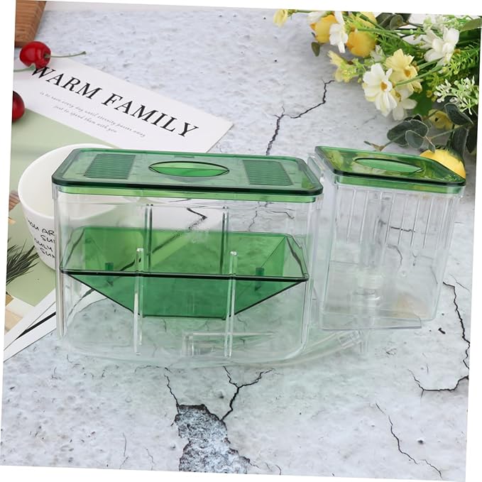 Fish Tank Breeding Box Acrylic Isolation Tank for Pregnant Young Fish Perfect for Guppy Breeding and Egg Protection