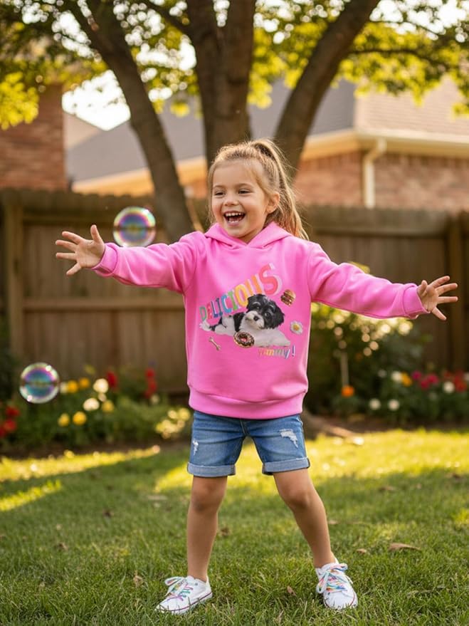 WELAKEN Sweatshirts for Girls Toddler & Kids II Little Girl's Pullover Tops Sweaters & Hoodies