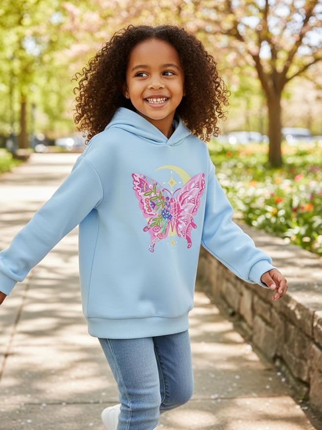 WELAKEN Sweatshirts for Girls Toddler & Kids II Little Girl's Pullover Tops Sweaters & Hoodies