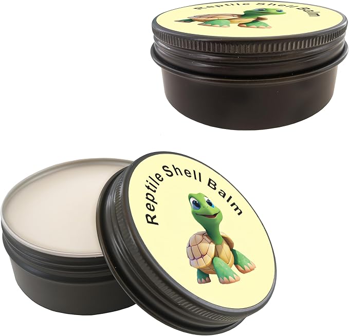 Tortoise Shell Conditioner Cream Turtle Shell Care Balm – Hydration Formula for Land Tortoises, Supports Dry Shell Health and Shine, 2 oz
