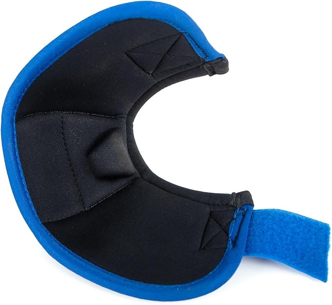 Jeffers Equine No Turn Bell Boots for Horses - Blue, Medium | Shock Absorbing Hoof Protection | Secure Double Hook & Loop Closure, Perfect for Travel, Turnout, Training, & Riding - 1 Pair