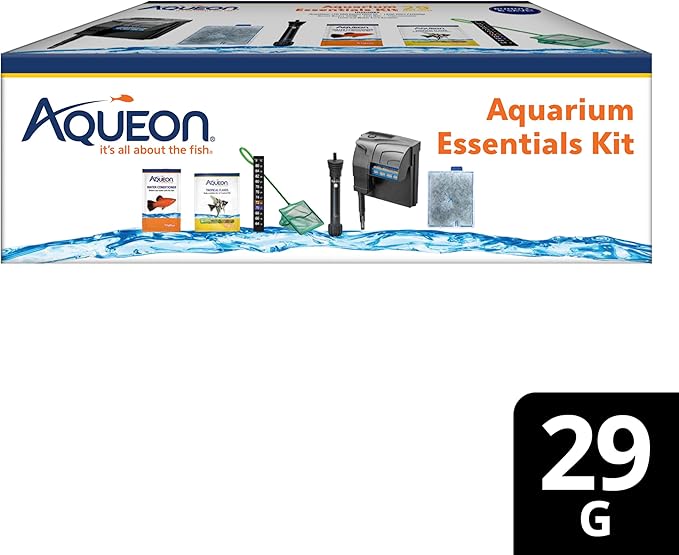 Aqueon Fish Tank Aquarium Essentials Starter Kit for 29 Gallon Tanks