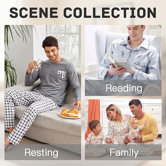 Custom Pajamas Pants with Photo for Men Women:Made in USA Personalized Pajama Trousers,Gifts for Wife Husband