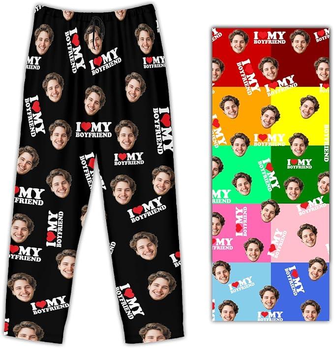 Personalized Pajama Pants For Men Women Custom Pajama Pants With Face Custom Face Pajamas Funny Customized Gifts