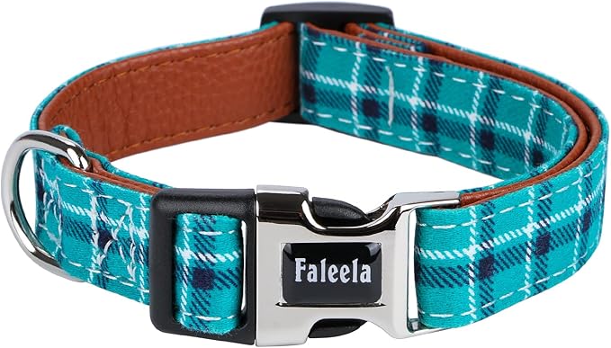 Faleela Soft &Comfy Bowtie Dog Collar,Detachable and Adjustable Bow Tie Collar,for Small Medium Large Pet (Medium (Pack of 1), Green)