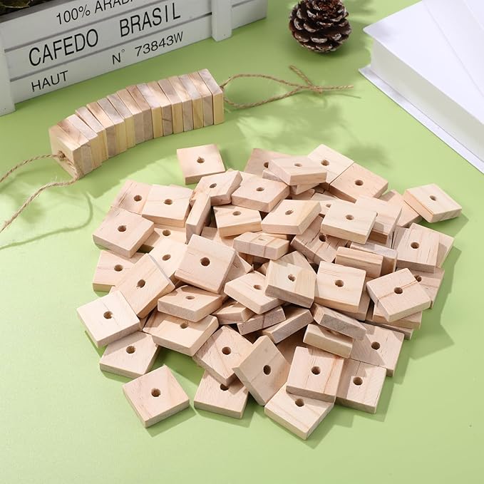 NOLITOY 100pcs Parrot Chewing Toy Parrot Toy Hanging Bird Toy Wooden Bird Toys Parrot Cage Climbing Toys Bird Teething Toys Parrot Hanging Chewing Toy Bird Chew Toy Macaw Toys
