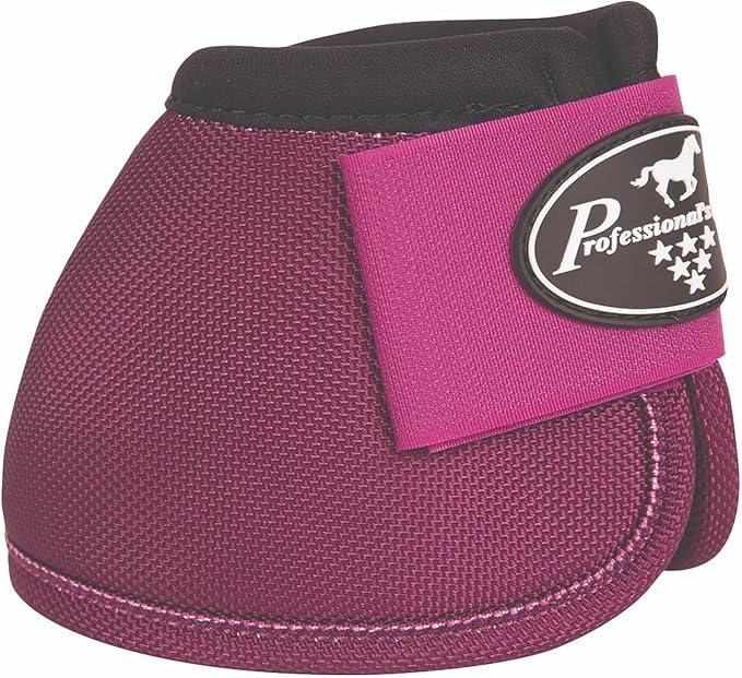 Professional's Choice Ballistic Overreach Bell Boots for Horses | Superb Protection, Durability & Comfort | Quick Wrap Hook & Loop
