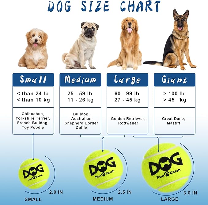 Tennis Balls for Dogs - 12 Pack 2.0'' Durable Non-Toxic Outdoor Dog Toys Balls with Mesh Bag, SGS Certified, Colorful Fetch Toys, Small Breeds (Non Squeaky)