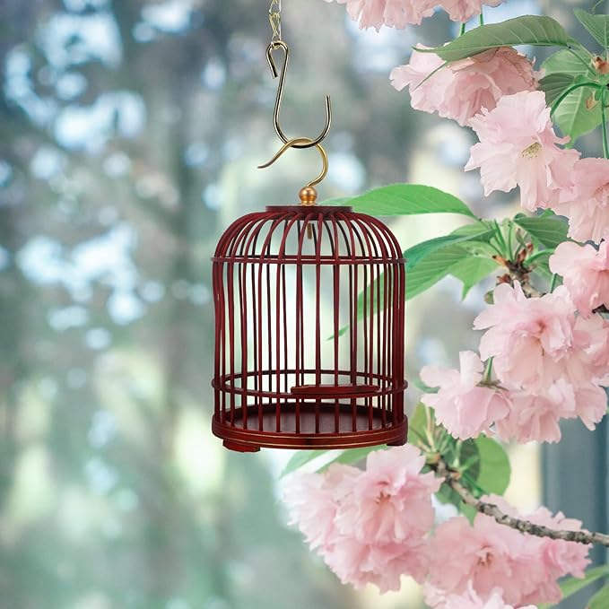 GANAZONO Pet Cage Outdoor Decorative Wooden Hamster Cage, Large Capacity, Lockable, Hanging, Safe and Secure