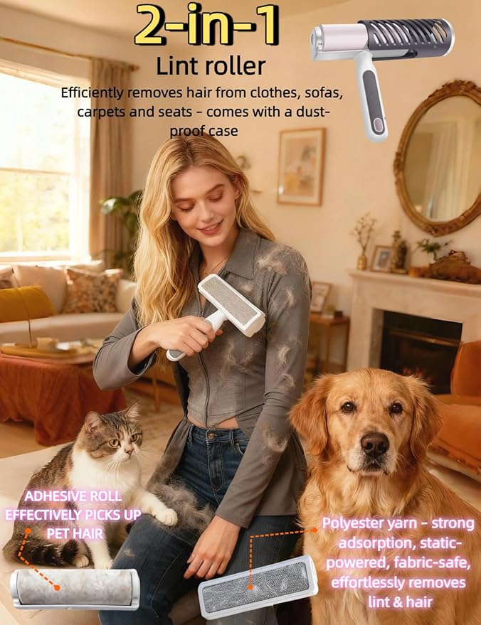 3-in-1 Deshedding Dog Brush, Deshedding Dog Grooming Brush & Undercoat Rake with Dematting Comb for medium to Large Double Coated, 3PCS, Peacock Green ﻿