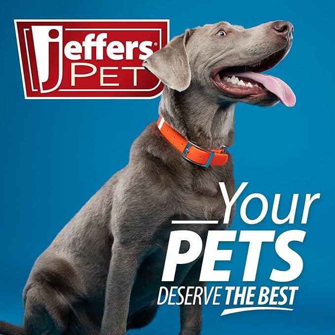 Jeffers Non-Slip Slicker Brush for Pets – Medium Size, Soft Pins, Red & Black – Detangling Grooming Tool for Dogs & Cats with Short, Long, Thick & Curly Coats – Comfortable Grip Pet Comb