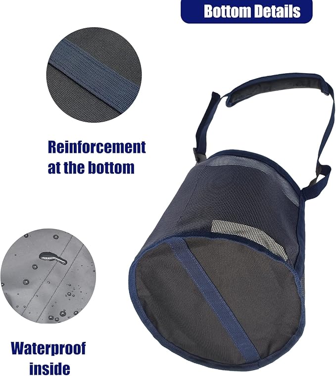 Horse Feed Bag for Grain - Heavy Duty Mesh Horse Feeder with Adjustable Strap,Comfort Neck Pad,Nose Pad Horse Muzzle Feed Bag(Medium,2pink)
