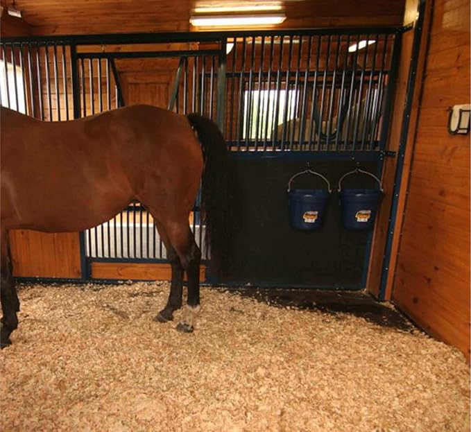 Horse Feed Bucket Hook,Water Bucket Holder Hanger for Horse Stall/Stable Supplies (4 Pack)