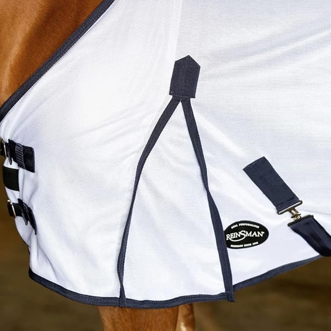 Tack Shack of Ocala- Reinsman Circle Y Breathable Mesh Fly Sheet, Fly Sheet for Horses, Mesh Fly Sheet, Fly Sheet, Breathable Comfy Fly Sheet (81)
