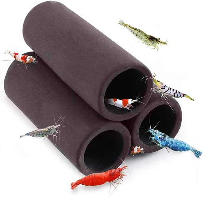XMHF Aquarium Ceramic Small Fish Shrimp Crayfish Breeding Habitat Shelter Brown XM163