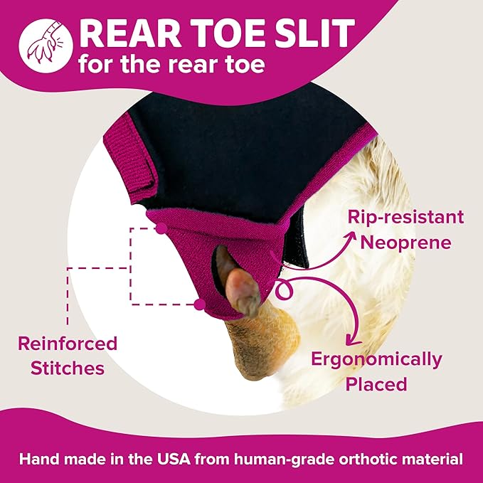 Duck Shoes for Injured Feet – Protective Neoprene Footwear for Ducks, Protective Shoes for Birds with Injured feet, Bumblefoot Relief - XL, 5.75” Max. Inside Width - Pink