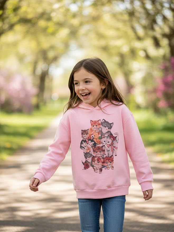 WELAKEN Sweatshirts for Girls Toddler & Kids II Little Girl's Pullover Tops Sweaters & Hoodies