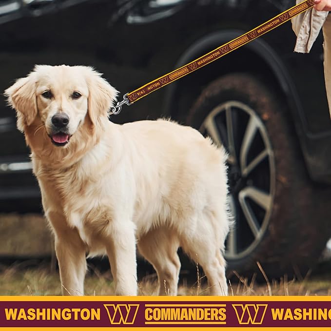 Pets First NFL Washington Commanders Dog & Cat Collar, Medium Football Team Collar - Licensed by The NFL, Team Color (WAC-3588-MD)