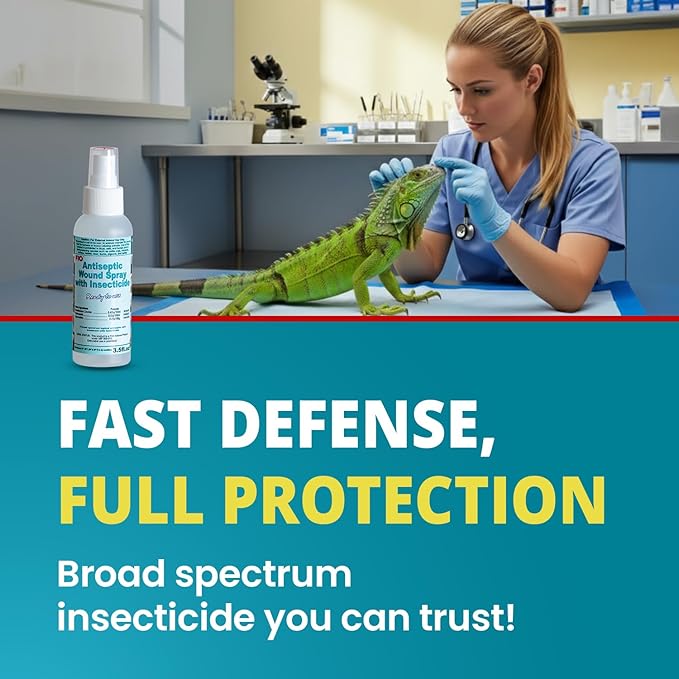 F10 Antiseptic Wound Care Spray for Reptiles, Birds, Small Animals & Exotic Animals. Prevents Infection - 100ml