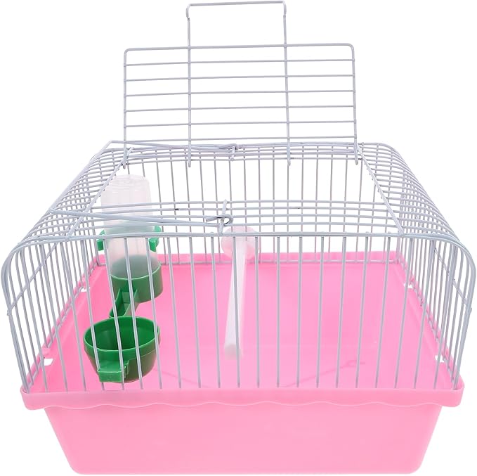 VANZACK cage Small Pet Cage Parrot Portable Bird Small Bird Pet Travel Carrier Travel Carrier Portable Hamster