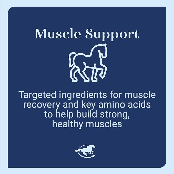 SmartMuscle® Mass Pellets | Horse Muscle Supplements, Bioactive Whey, Gamma Oryzanol, and More | Ideal for Lean Muscle Development and Maintenance | 56 Servings | 10 lb Bucket