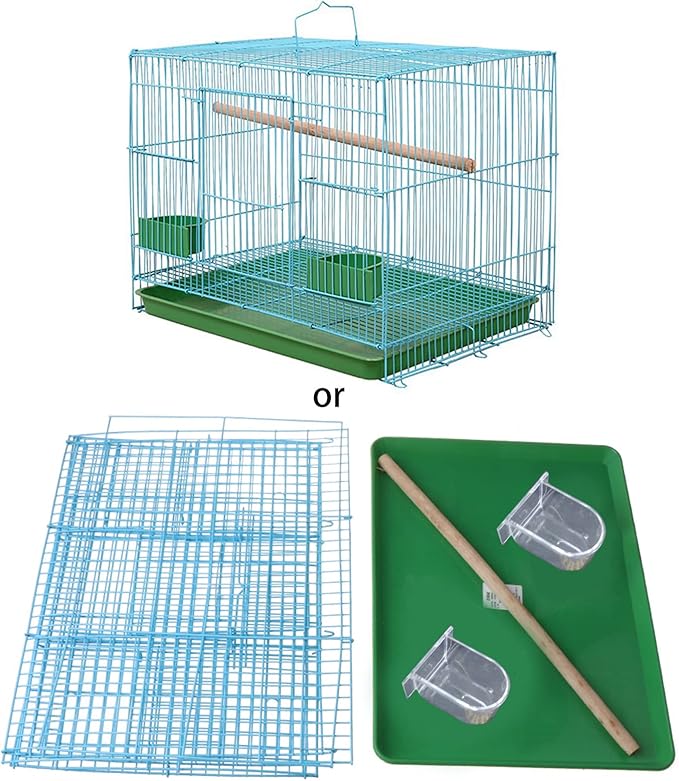 Small Bird Cage,for Small Birds and Canaries,Portable Bird Carrier,Equipped Feeders,Portable Birds Carrier,for Parakeets